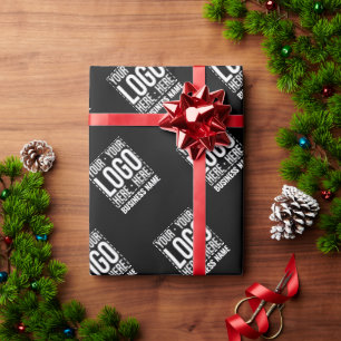 Papier Cadeau Logo d'entreprise personnalisé Société d'entrepris