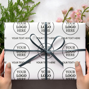 Papier Cadeau Logo Promotionnel Personnalisé – Aucune Commande M