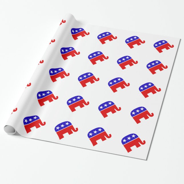 Papier Cadeau Logo républicain (Déroulé)