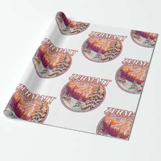 Papier Cadeau Logo suisse de Zermatt