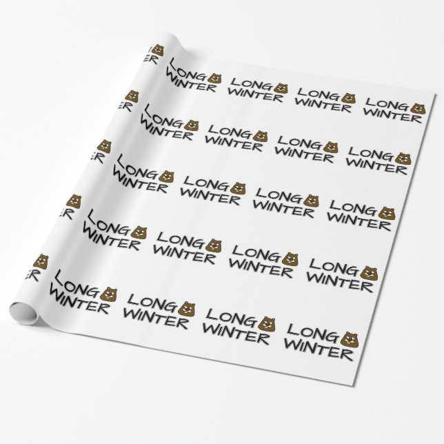 Papier Cadeau Long hiver (Déroulé)