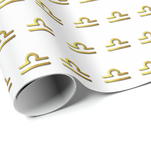 Papier Cadeau L'or de la bibliothèque en neige (Coin rond)