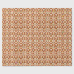 Papier Cadeau Lotus Mandala à la Flamme Sacrée - Motif de Phénix