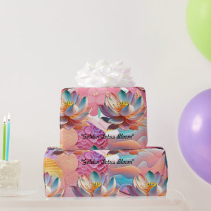 Papier Cadeau "Lotus sacré"
