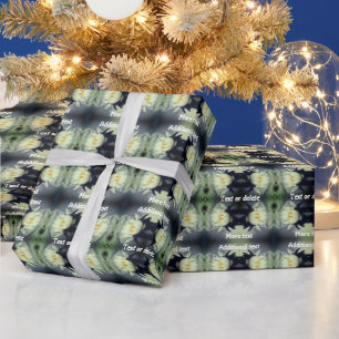 Papier Cadeau Lotus Water Lily Flower Abstrait Personnalisé