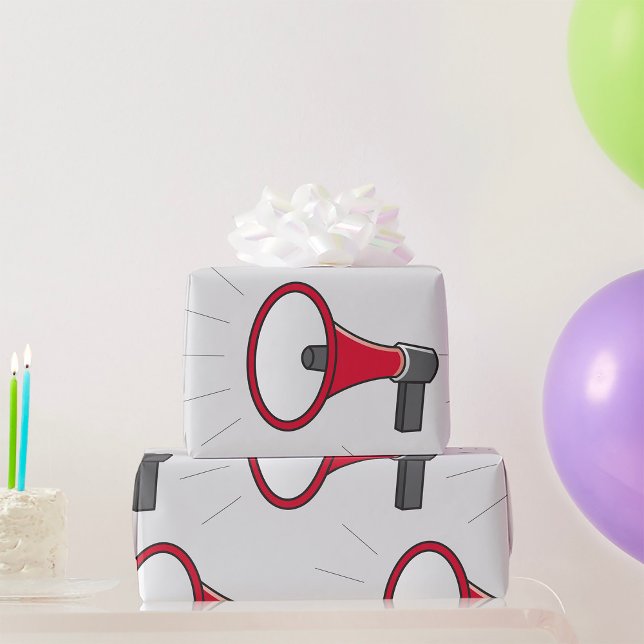 Papier Cadeau Loud Megaphone (Créateur téléchargé)
