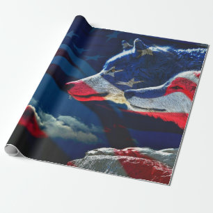 Papier Cadeau Loup