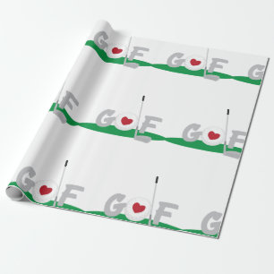 Papier Cadeau Love Golf