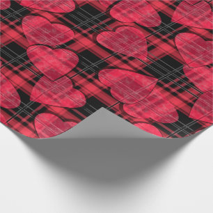 Papier Cadeau Love plaid