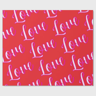 Papier Cadeau "Love" Wrapping Paper