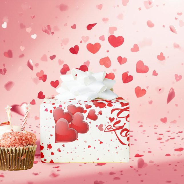 Papier Cadeau Love You Wrapping Paper (Créateur téléchargé)