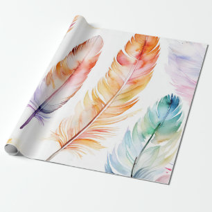 Papier Cadeau Lumière : Motifs d'aquarelle