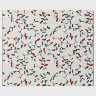 Papier Cadeau Lumières de Noël