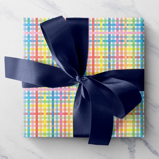 Papier Cadeau Lumineux coloré Plaid (Créateur téléchargé)