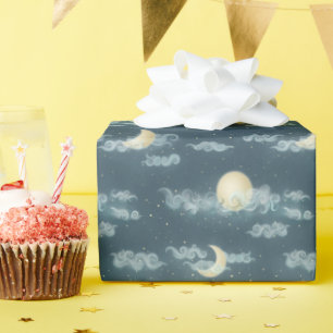 Papier Cadeau Lune