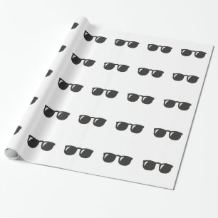 Papier Cadeau Lunettes de soleil noires