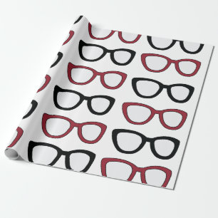Papier Cadeau Lunettes Spectacles Verres Opticien
