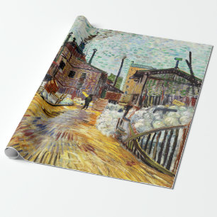 Papier Cadeau L'Usine (1887) par Vincent Van Gogh