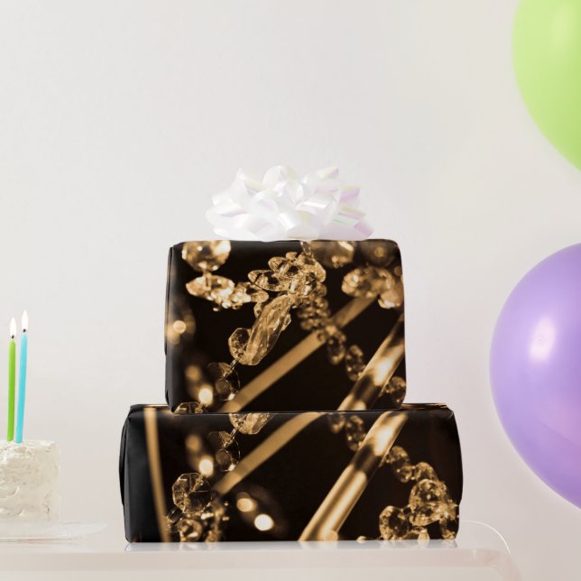 Papier Cadeau Lustre Sepia Crystal (Cadeaux de fête)