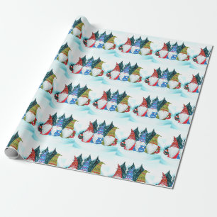 Papier Cadeau Lutins