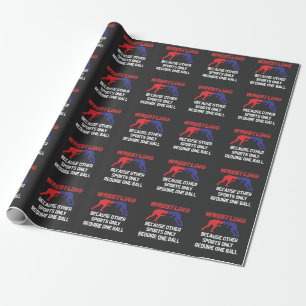 Papier Cadeau Lutte amusante Les autres sports nécessitent seul