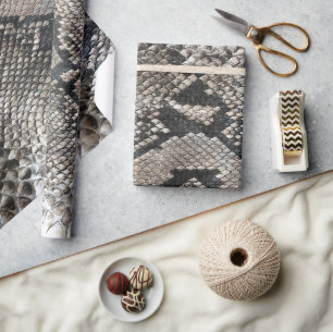 Papier Cadeau Luxe Python Snake Skin Rich Elegance Mode