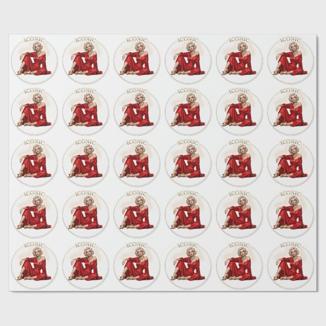 Papier Cadeau Luxe Vintage (Plat)