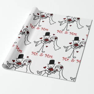 Papier Cadeau M. Et Mme.