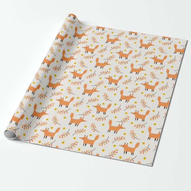 Papier Cadeau M. Fox et sa famille (Déroulé)