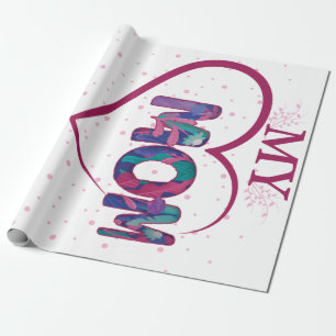 Papier Cadeau Ma jolie maman