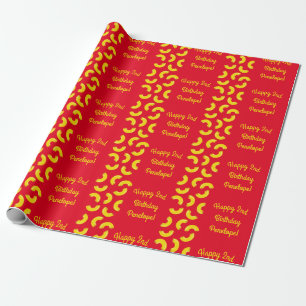 Papier Cadeau Mac et Fromage Enfant 1er Anniversaire Parti Macar