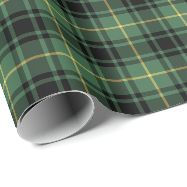 Papier Cadeau MacArthur Clan Tartan (Coin rond)