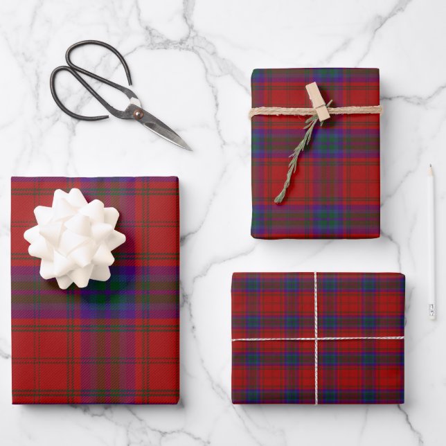 Papier cadeau MacDougall Vestiarium Highland (Recto)