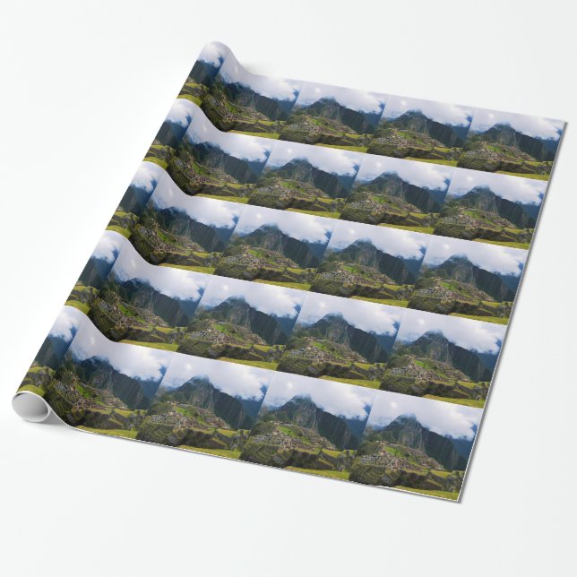 Papier Cadeau Machu Picchu, Pérou (Déroulé)