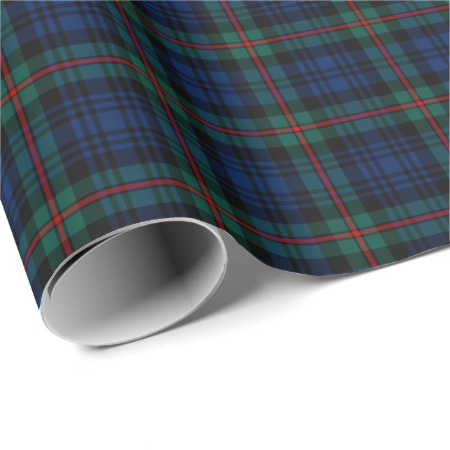 Papier Cadeau MacKinlay Clan Tartan (Coin rond)