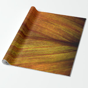 Papier Cadeau Macro botanique feuille nature texture
