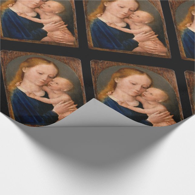 Papier Cadeau Madonna avec Christ Child (Coin)
