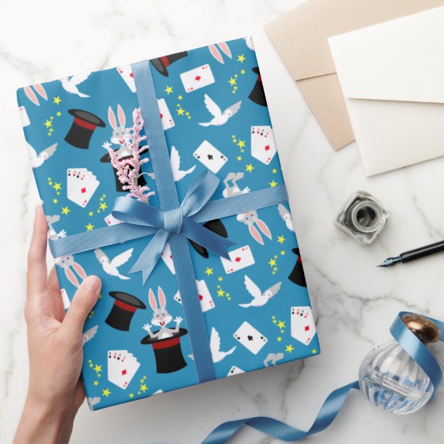 Papier Cadeau Magicien Boy Show Fête d'anniversaire (Cadeaux)
