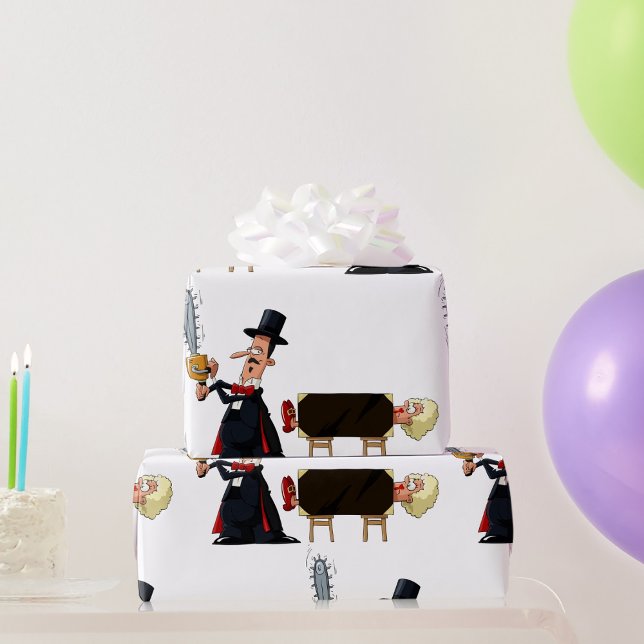 Papier Cadeau Magicien exécutant (Créateur téléchargé)