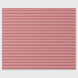 Papier Cadeau Magie de Noël rouge et blanc