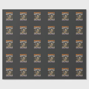 Papier Cadeau Magie du Chaudron de Mamie Halloween