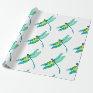 Papier Cadeau Magnifique enveloppe cadeau libellule