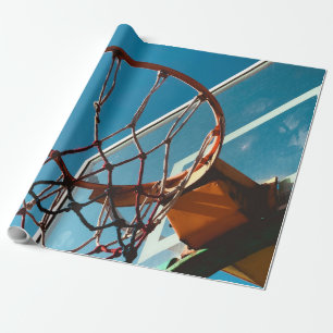 Papier Cadeau Magnifique panier de basket