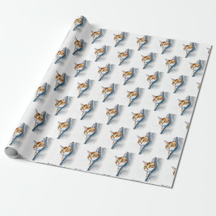 Papier Cadeau Magnifique Populaire Aquarelle Cute Collection Cha