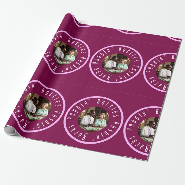 Papier Cadeau Mahjong Snoop Dogg et Martha Stewart 'Rapping' (Déroulé)