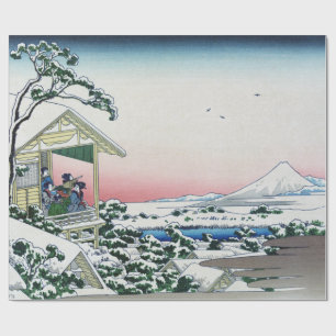 Papier Cadeau Maison de thé Koishikawa Vue sur le mont Fuji par 