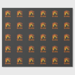 Papier Cadeau Maison Hantée De Tous Les Jours Halloween Sorcière