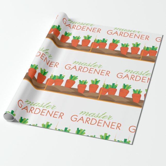 Papier Cadeau Maître Gardener (Déroulé)