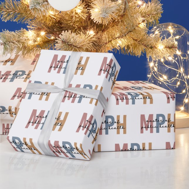 Papier Cadeau Maîtrise en santé publique du MPH (Vacances)