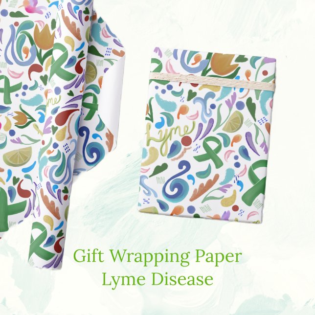 Papier Cadeau Maladie de Lyme Enveloppe Cadeau cadeau #lyme #lym (Créateur téléchargé)